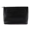 Louis Vuitton Black Leather Clutch Bag