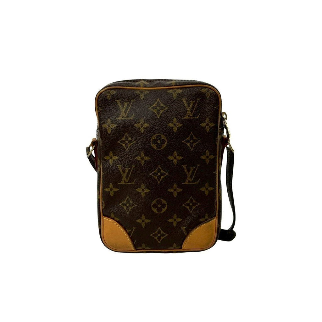 Louis Vuitton Brown Leather Pvc Pochette Shoulder Bag