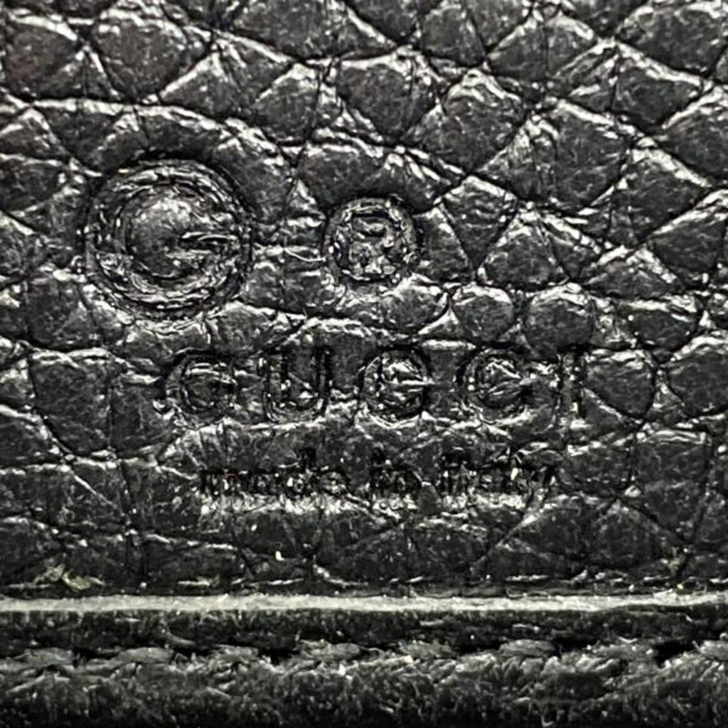 Gucci Black Leather Coin Purse/Coin Case (Pre-Owned)