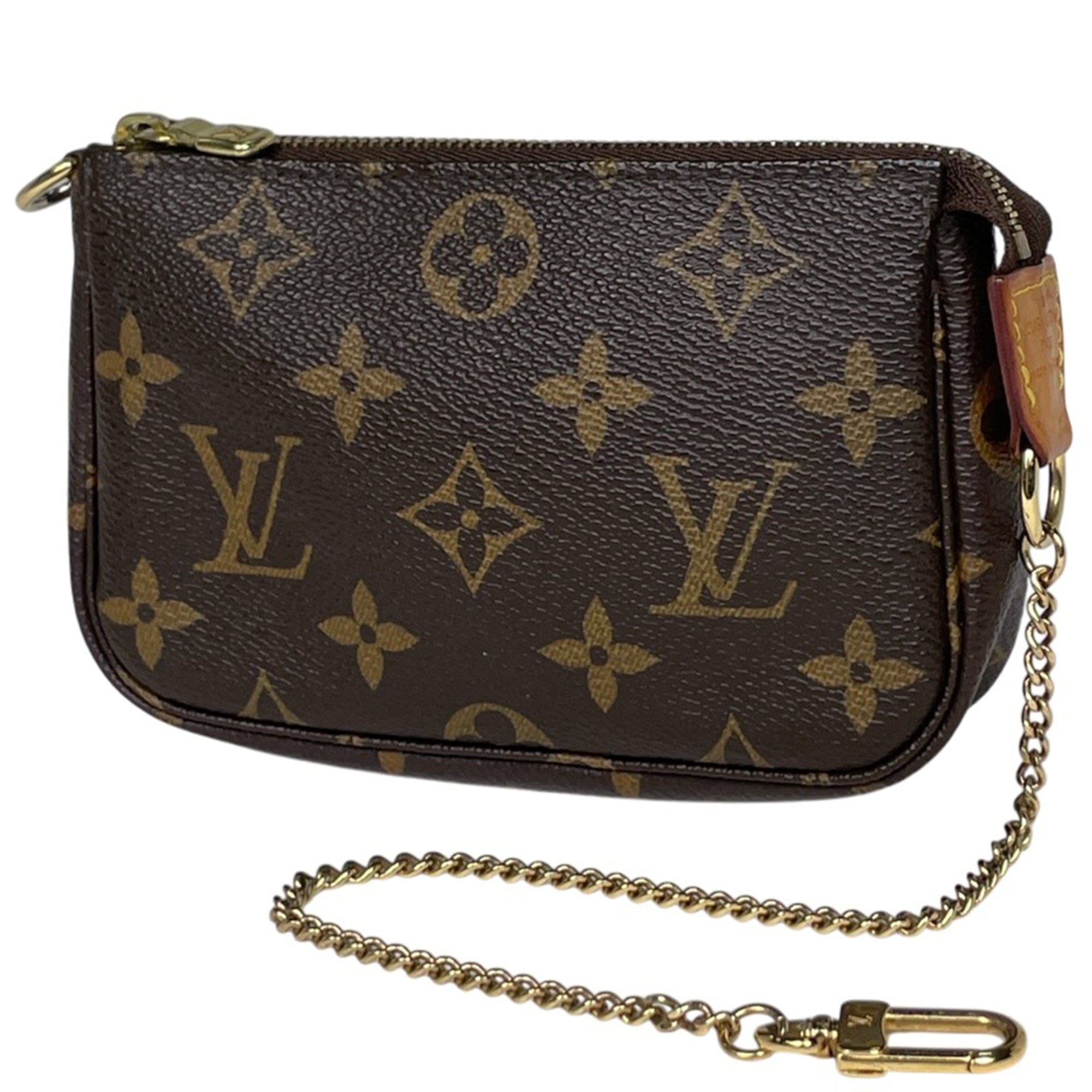 Louis Vuitton Brown Monogram Pochette Pouch