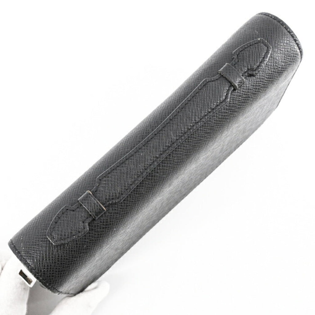 Louis Vuitton Black Monogram Eclipse Taiga Leather Long Wallet