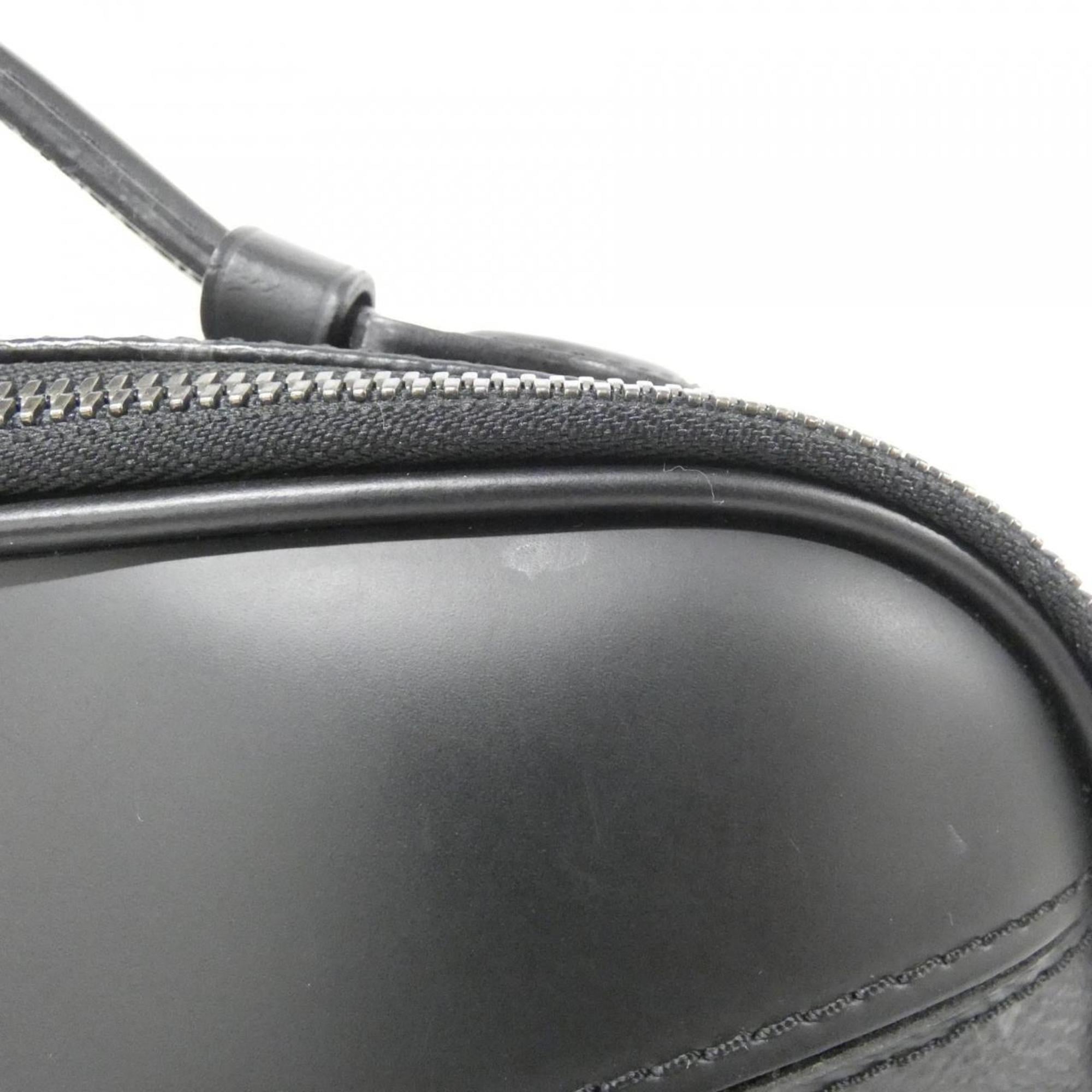 Louis Vuitton Black Coated Canvas Shoulder Bag