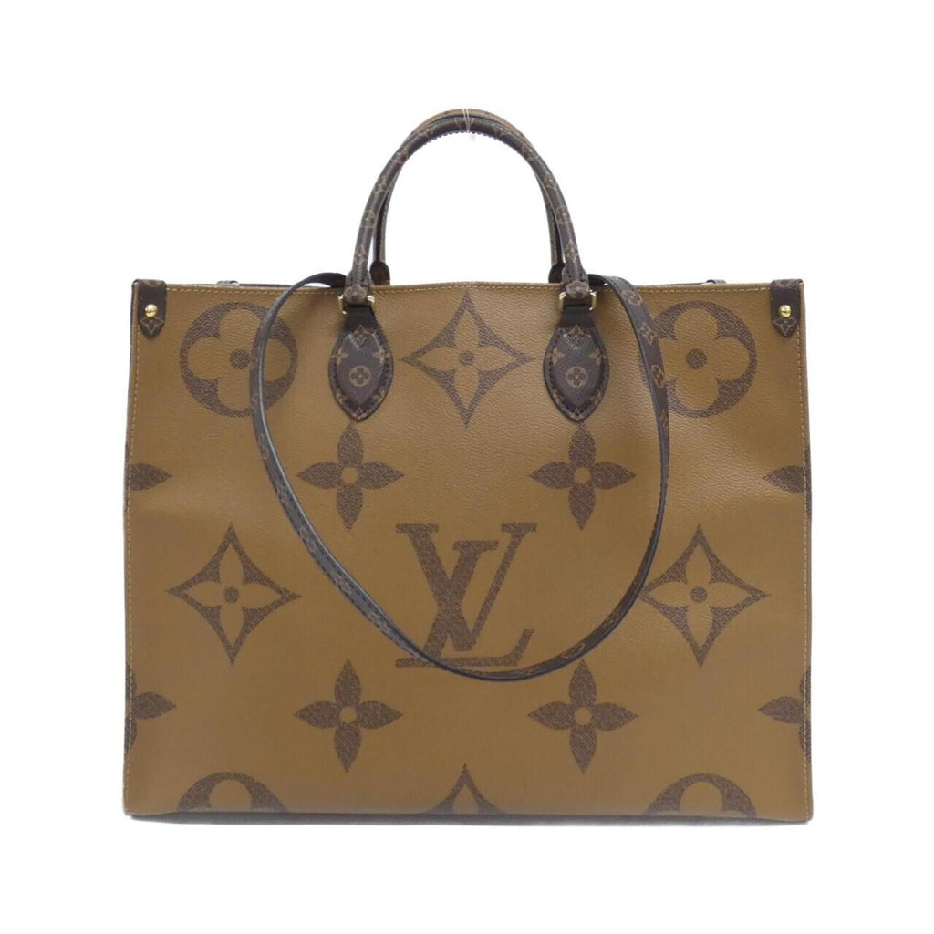 Louis Vuitton Marron Coated Canvas Handbag
