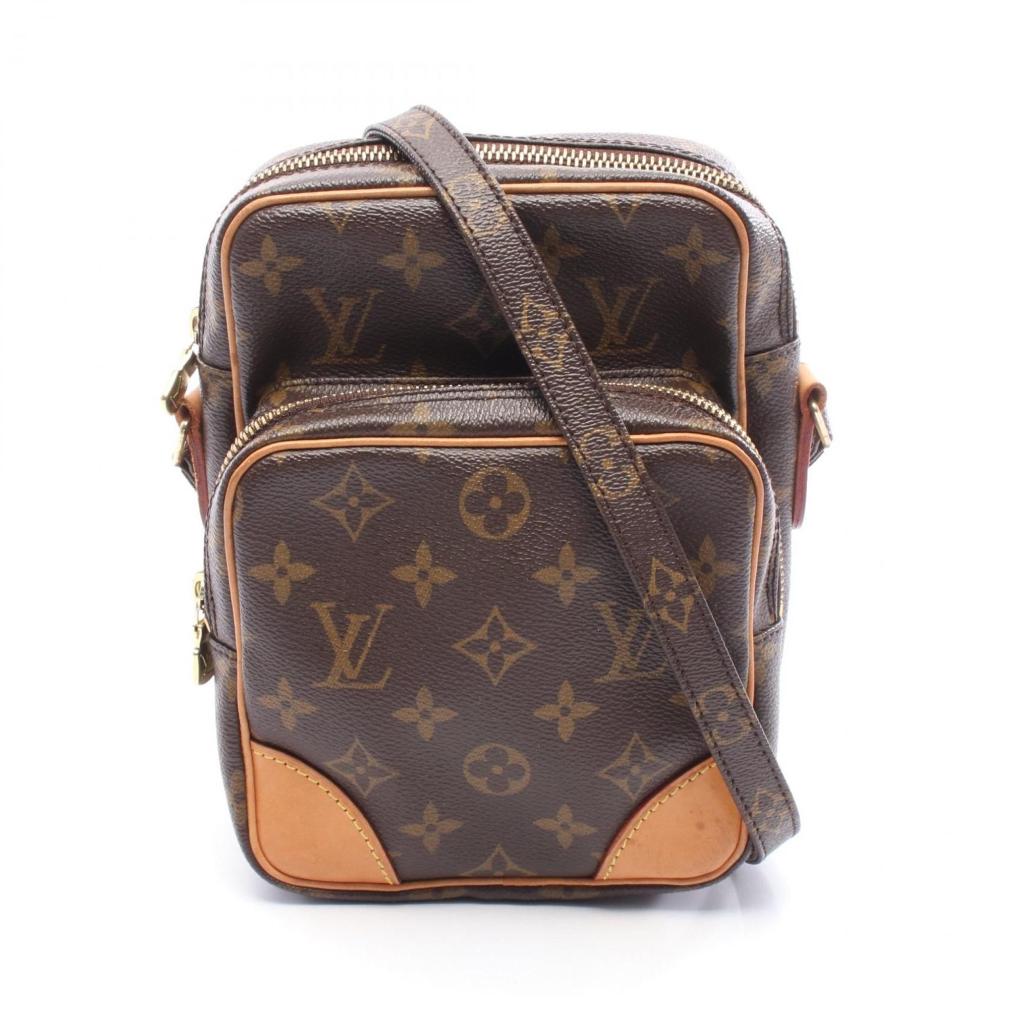 Louis Vuitton Brown Monogram Coated Canvas Shoulder Bag