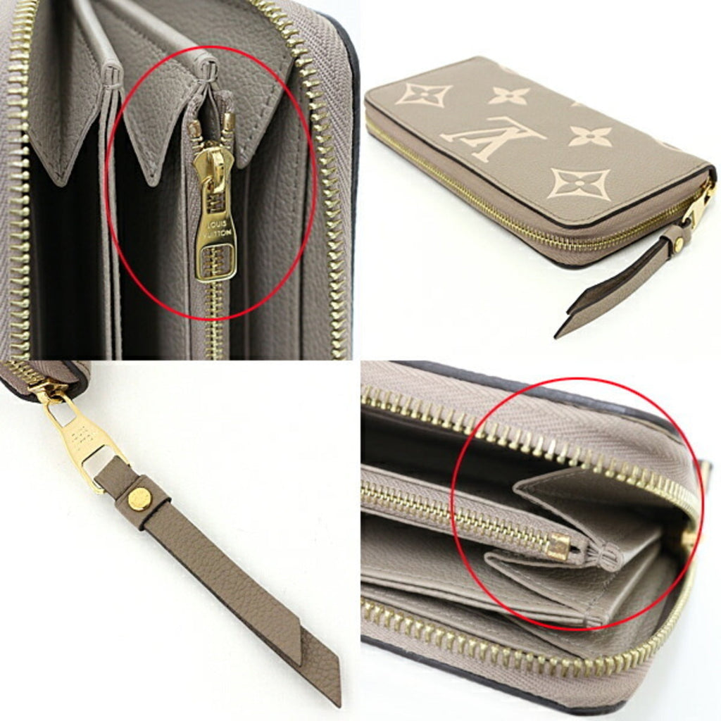 Louis Vuitton Tourterelle Monogram Empreinte Long Wallet