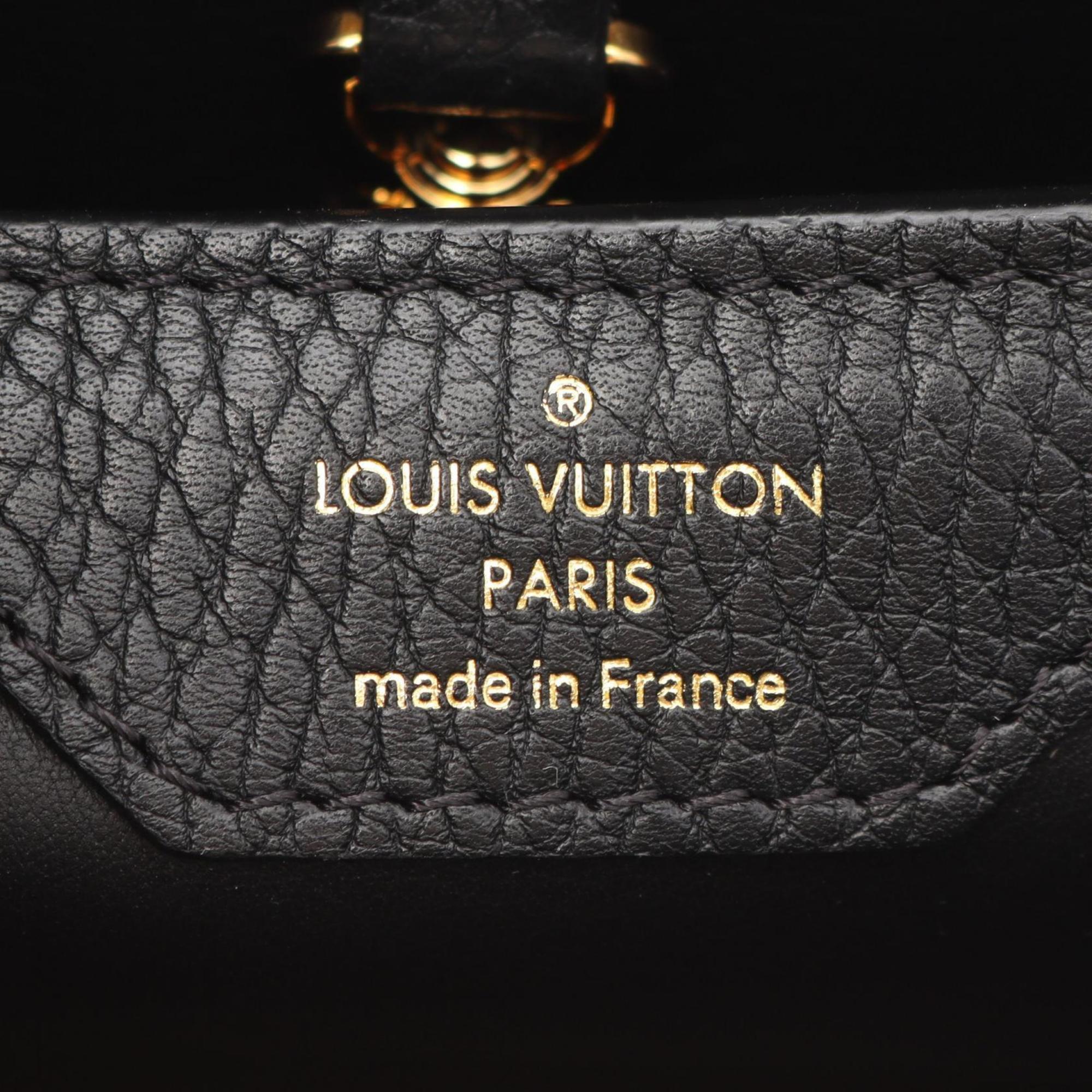 Louis Vuitton Black Noir Leather Handbag