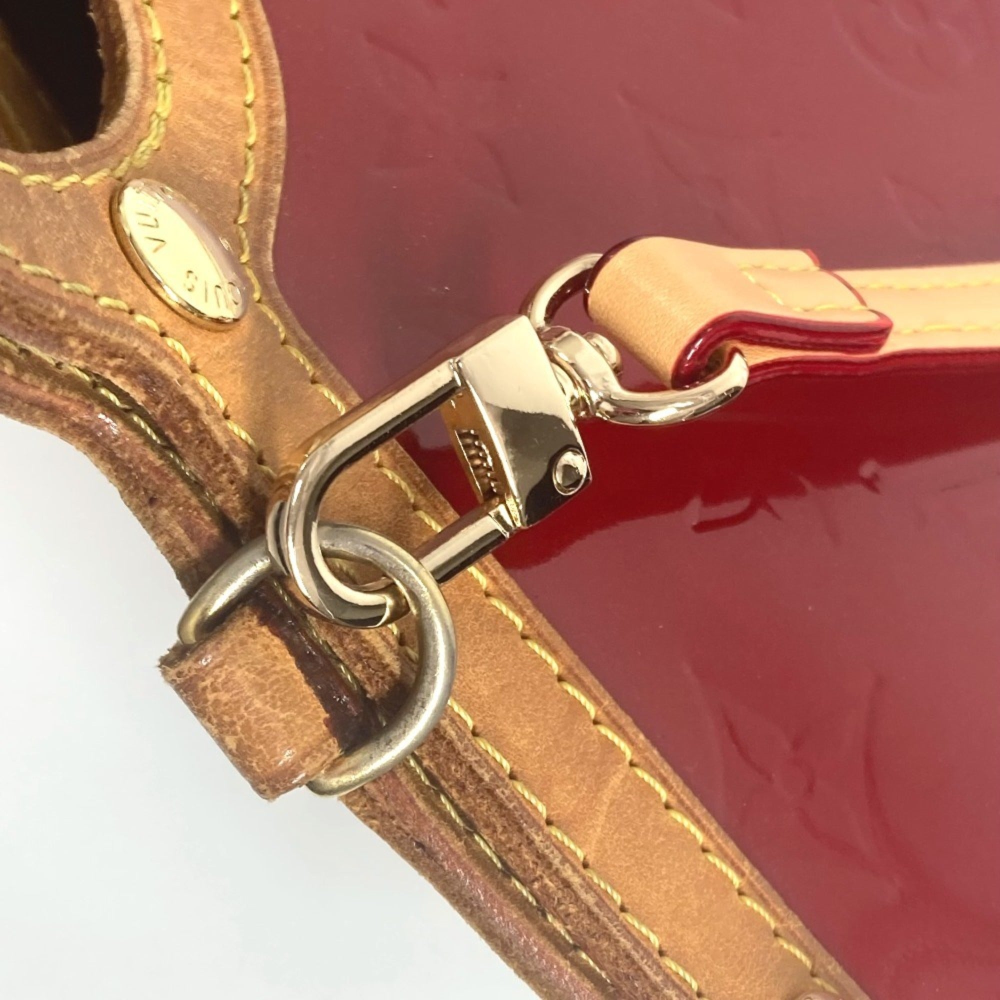 Louis Vuitton Monogram Vernis Red Color Monogram Vernis Handbag