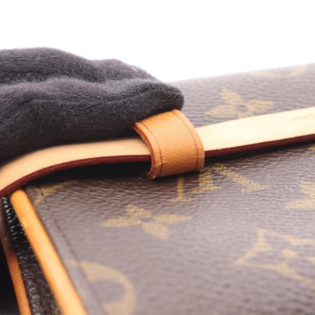 Louis Vuitton Brown Coated Canvas Pvc Monogram Leather Fanny Pack Pochette