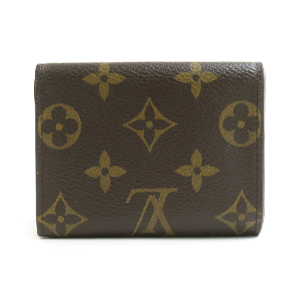 Louis Vuitton Brown Monogram Pink Monogram Wallet (Tri-Fold)