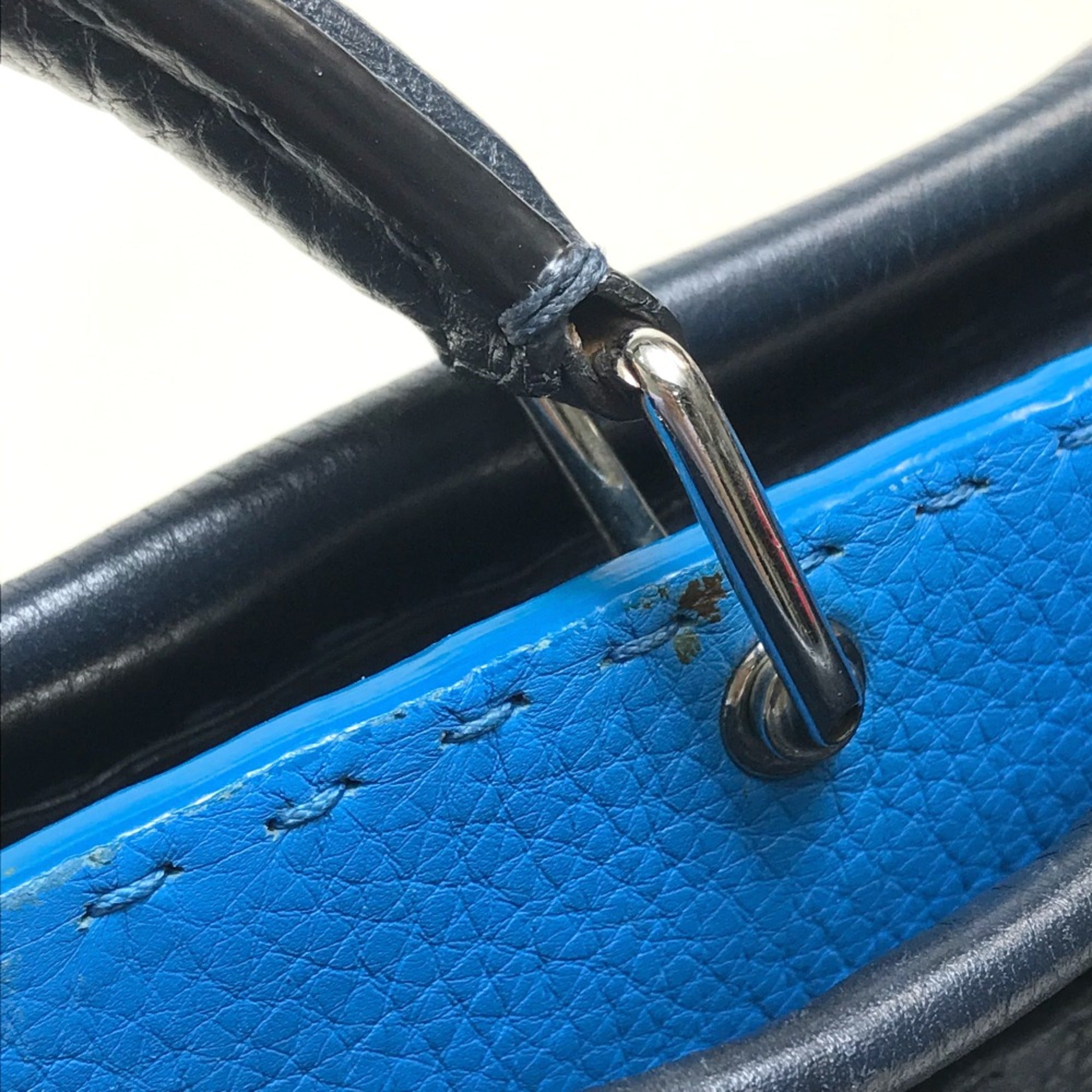 Fendi Navy Leather Briefcase