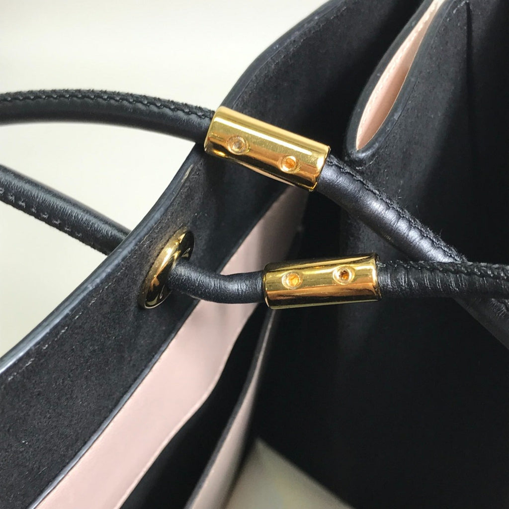 Fendi Pink Leather Tote Bag