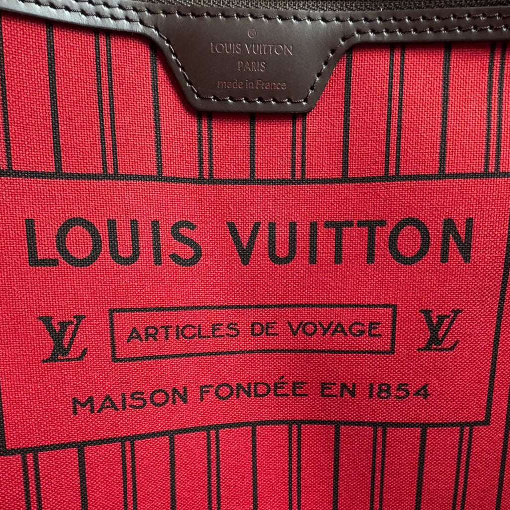 Louis Vuitton Damier Canvas Ebene Damier Canvas Handbag