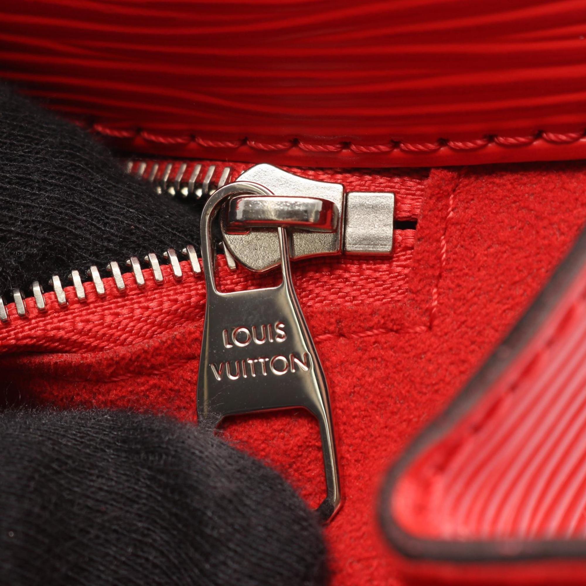 Louis Vuitton Coquelicots Red Color Epi Leather Handbag