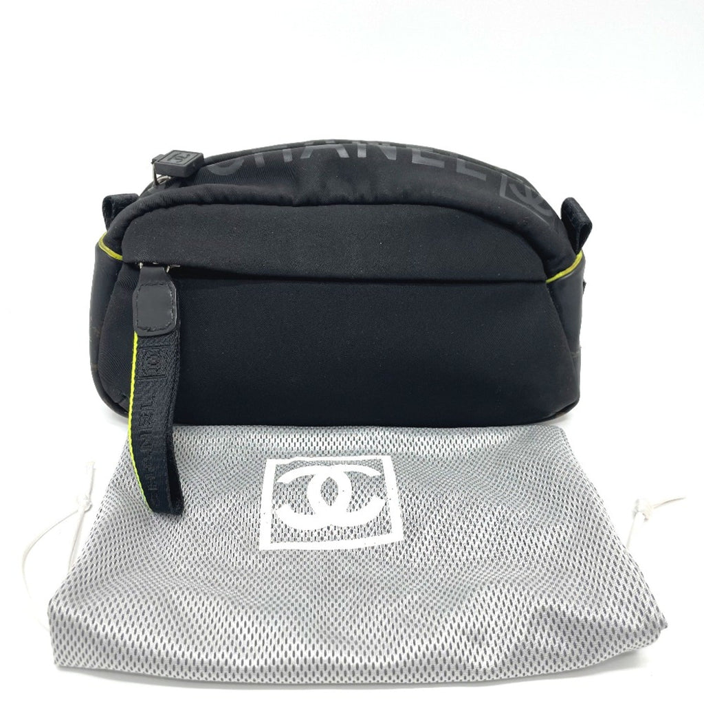 Chanel Black Cloth Pouch