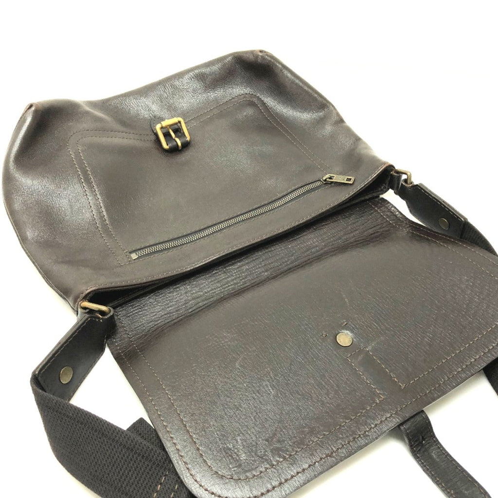 Louis Vuitton Brown Leather Shoulder Bag