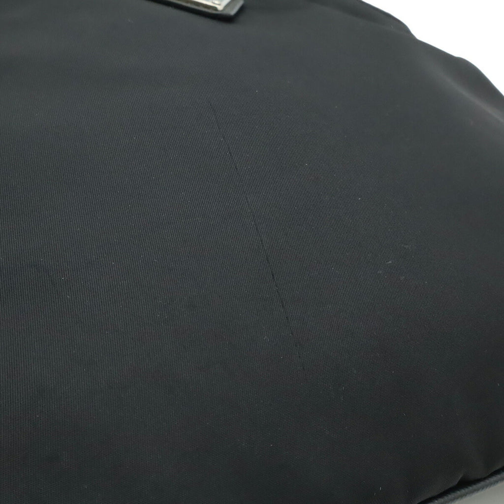 Prada Black Nero Nylon Leather Shoulder Bag