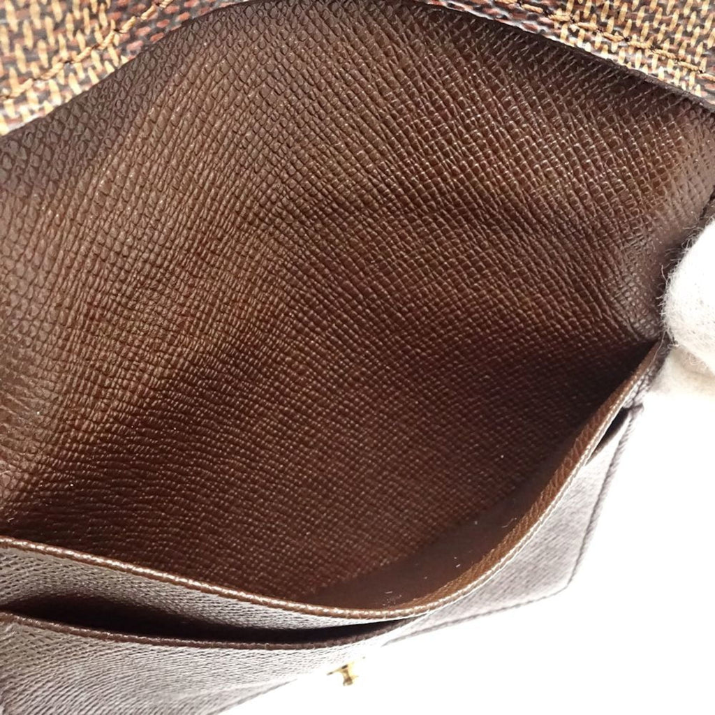 Louis Vuitton Damier Canvas Ebene Damier Canvas Wallet