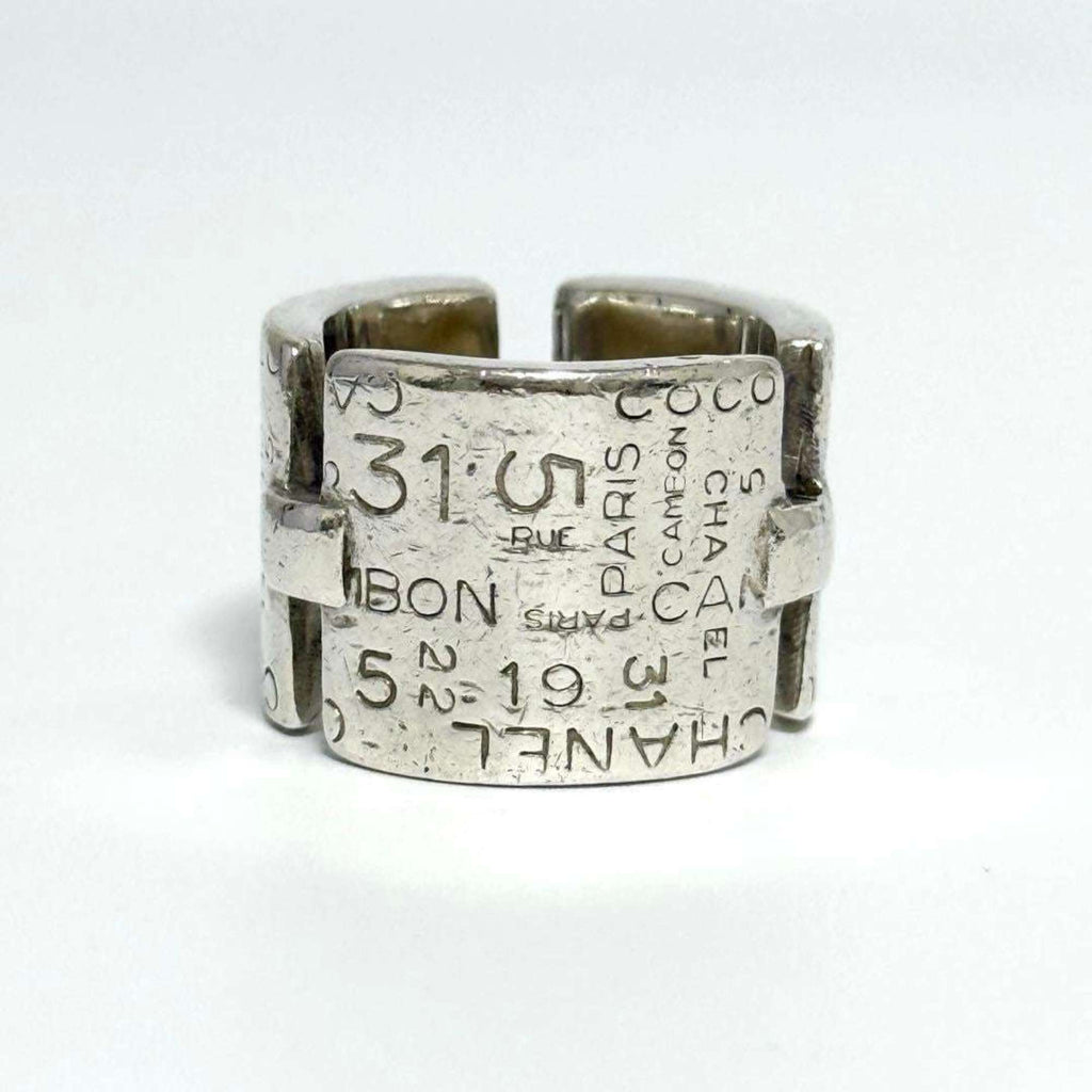 Chanel Silver 925 Band Ring