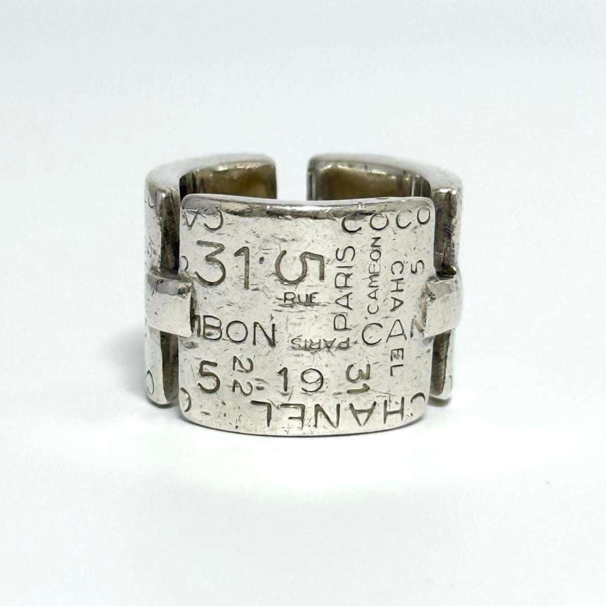 Chanel Silver 925 Band Ring