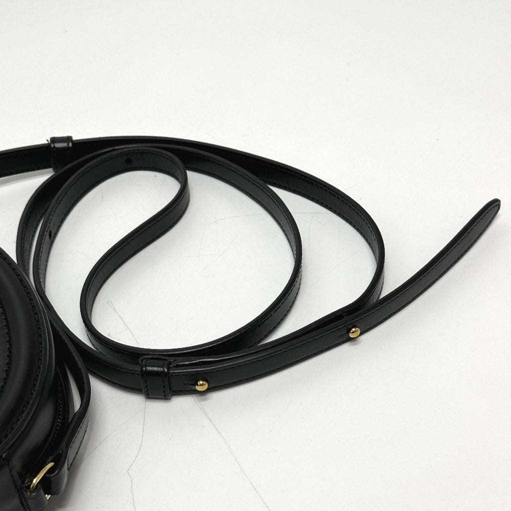 Celine Black Leather Shoulder Bag