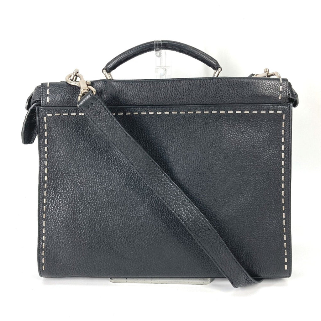 Fendi Black Leather Handbag