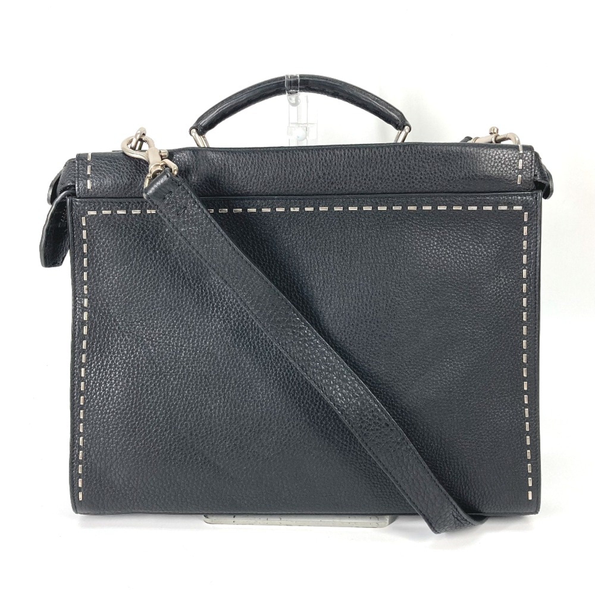 Fendi Black Leather Handbag