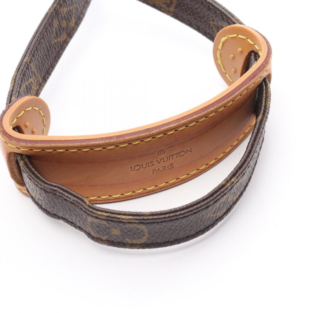 Louis Vuitton Brown Coated Canvas Leather Shoulder Bag