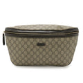 Gucci Gg Plus Beige Dark Brown Gg Supreme Leather Sling Bag (Pre-Owned)