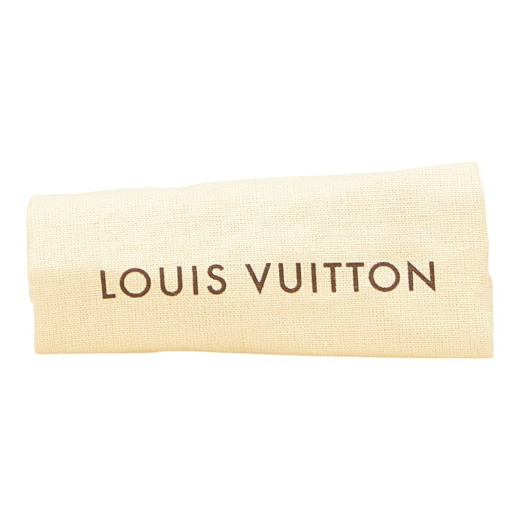 Louis Vuitton Monogram Glace Brown Leather Pouch