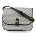 Gucci Navy Micro Gg Leather Leather Shoulder Bag (Pre-Owned)