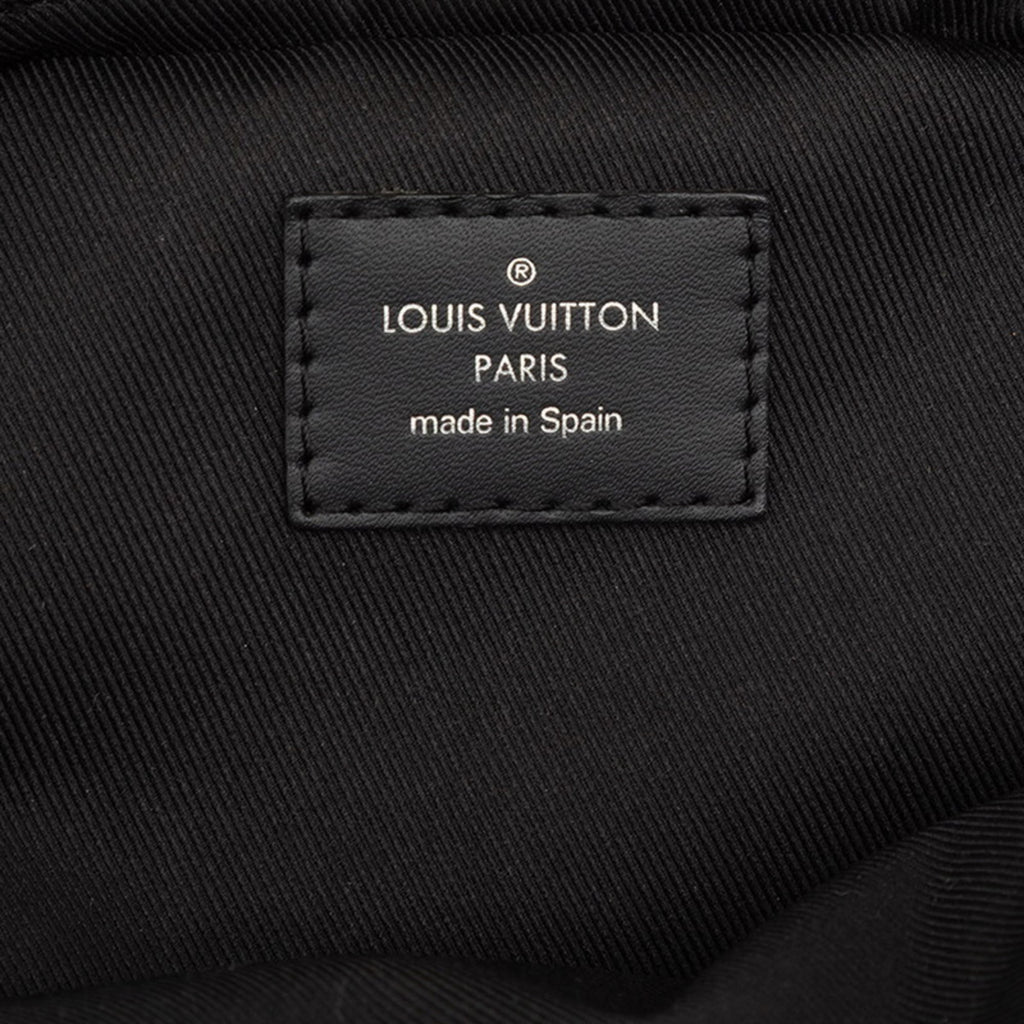 Louis Vuitton Epi Black Yellow Leather Shoulder Bag