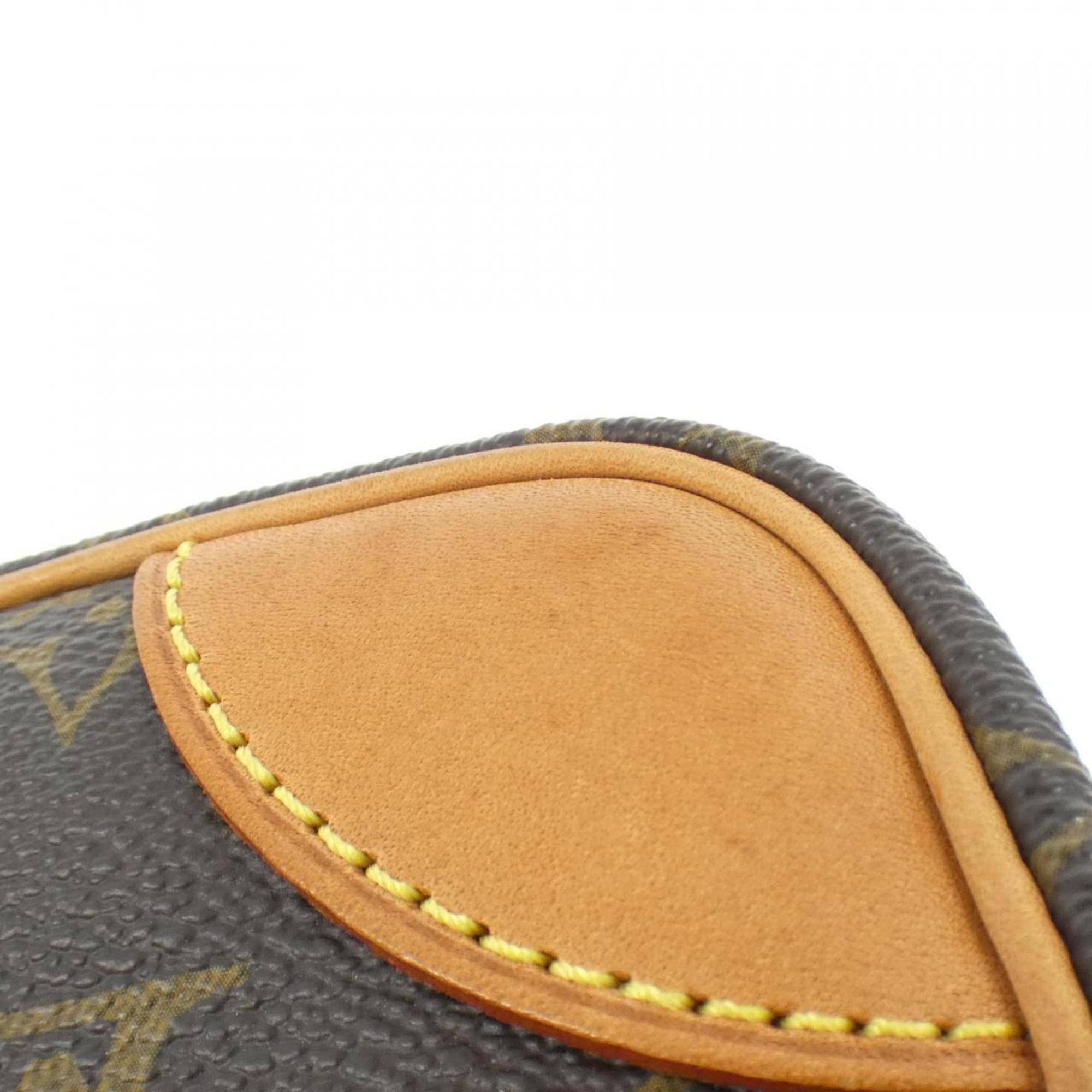 Louis Vuitton Monogram Marron Coated Canvas Shoulder Bag