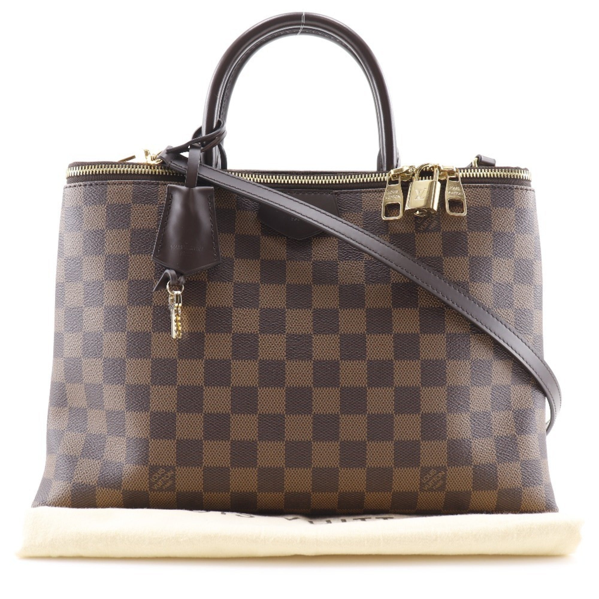 Louis Vuitton Brown Damier Canvas Handbag