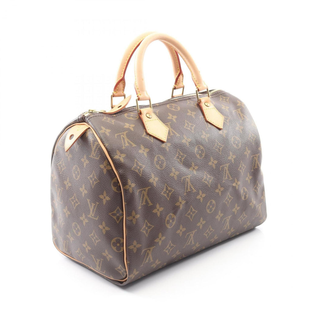 Louis Vuitton Brown Coated Canvas Pvc Monogram Leather Handbag