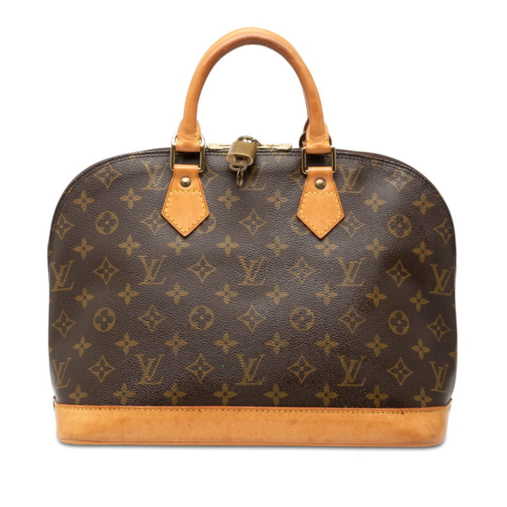 Louis Vuitton Monogram Brown Pvc Leather Handbag