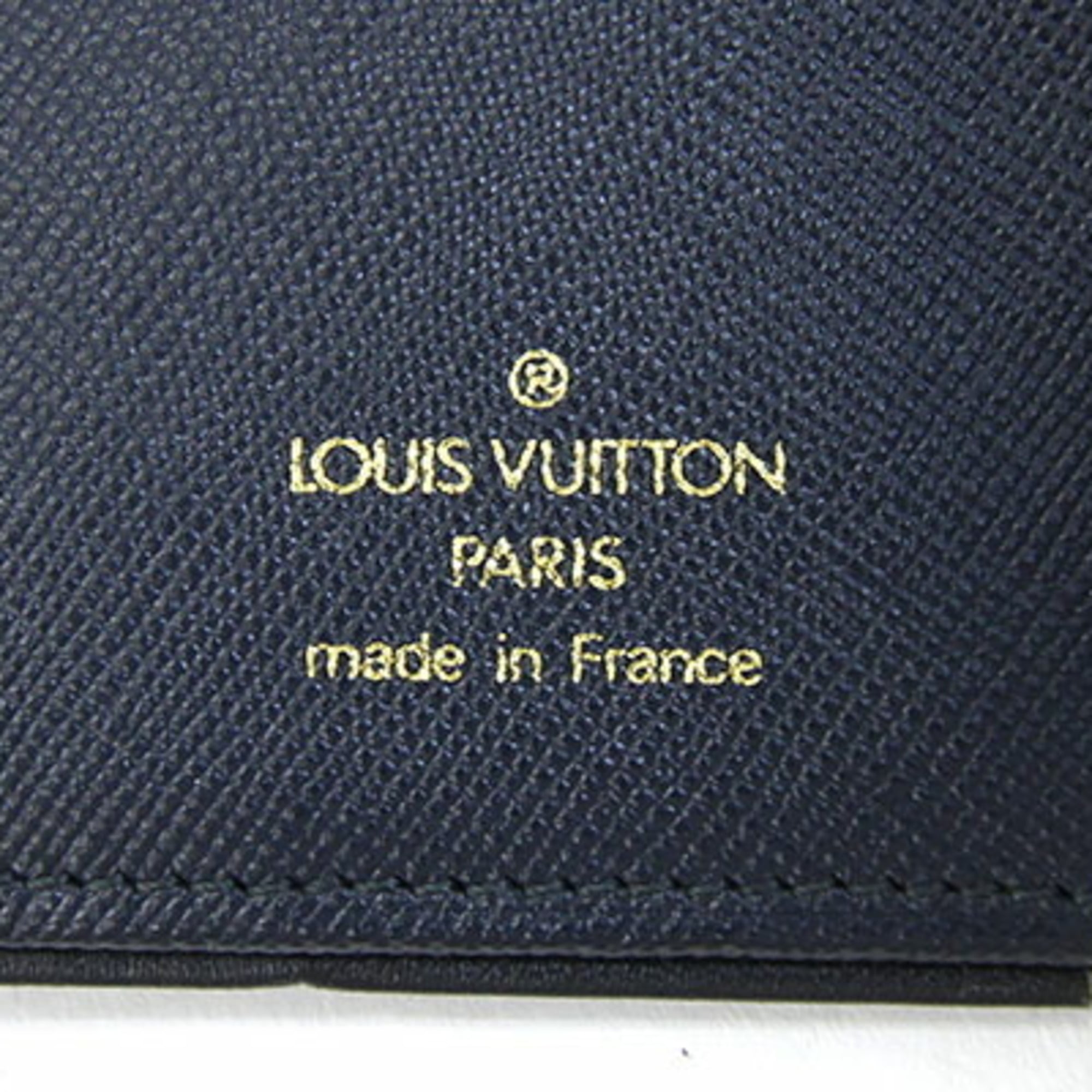 Louis Vuitton Blue Monogram Mini Wallet (Tri-Fold)