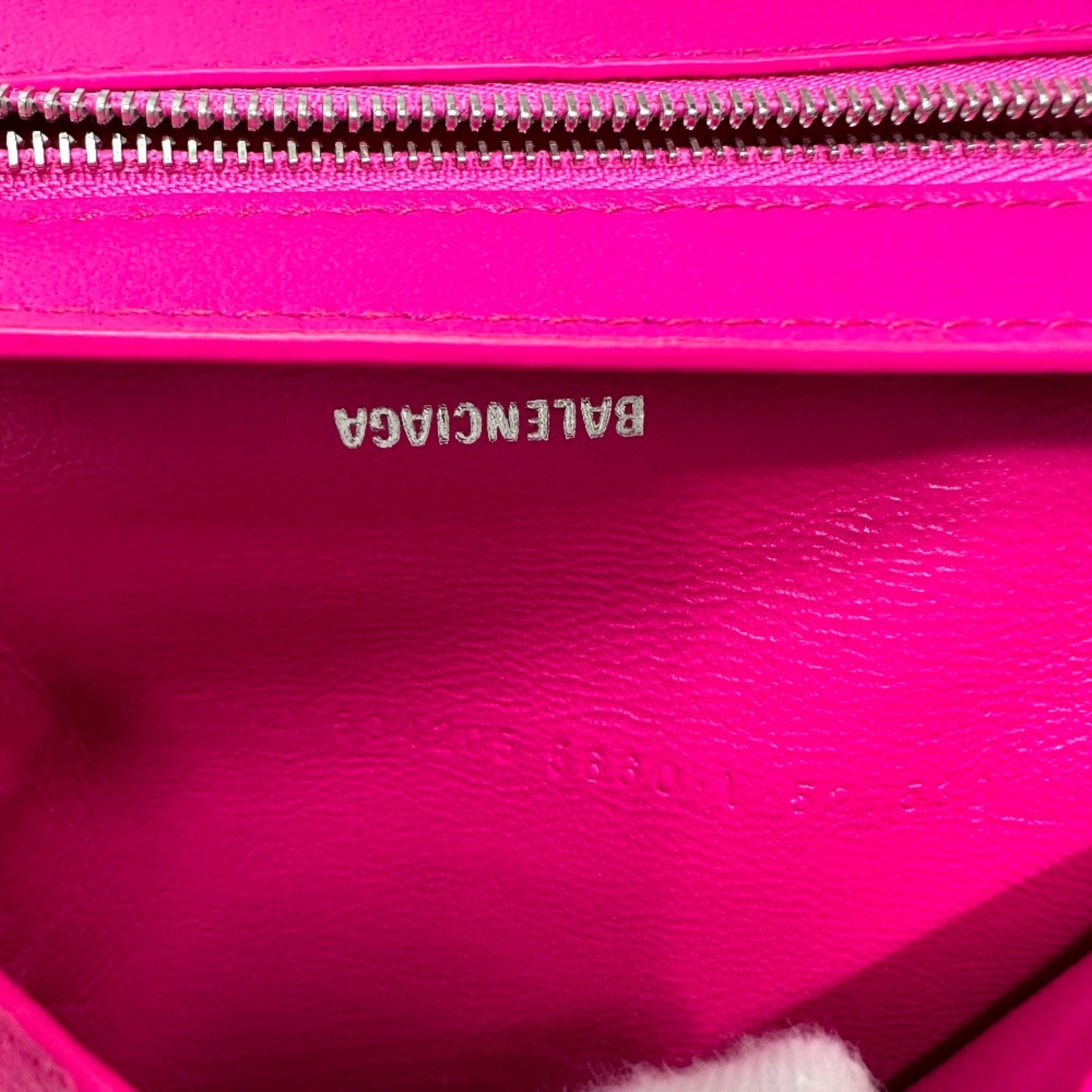 Balenciaga Pink Leather Wallet (Bi-Fold)
