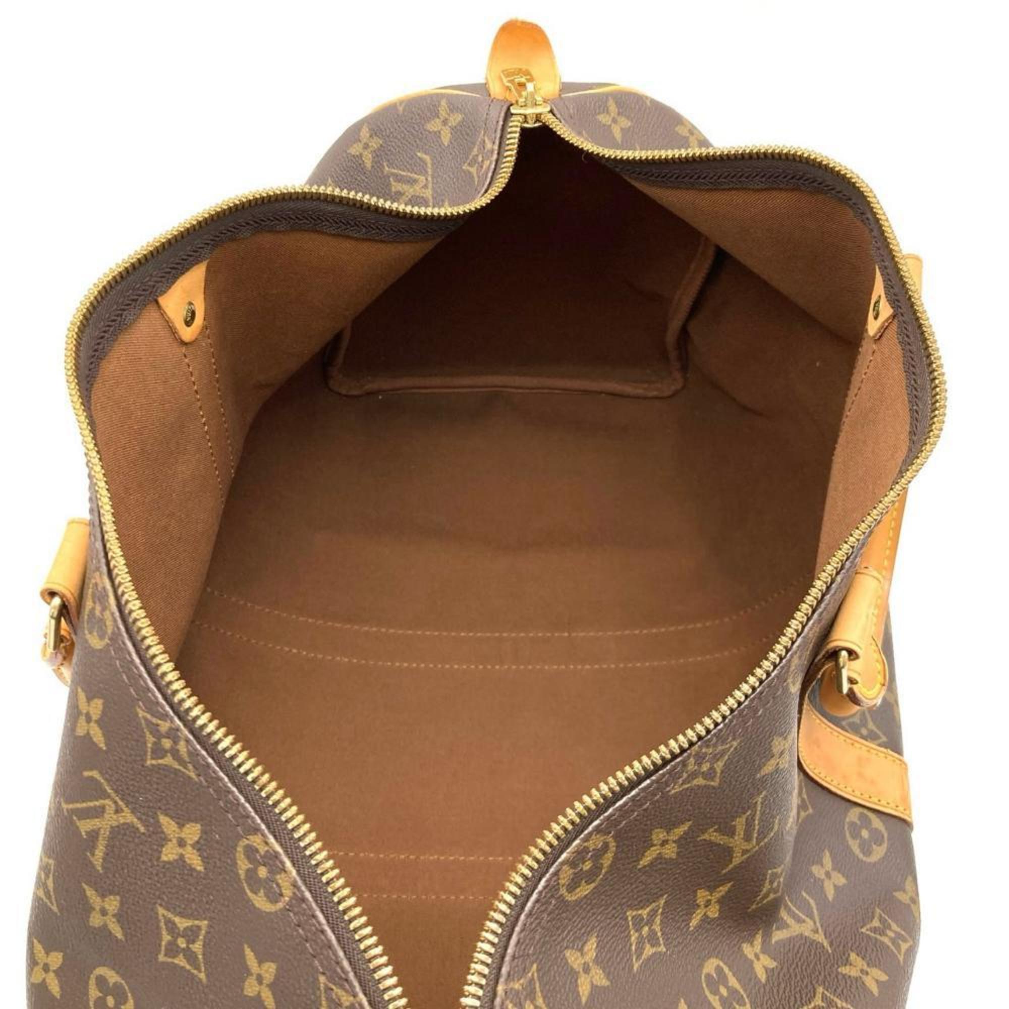 Louis Vuitton Brown Monogram Canvas Boston Bag