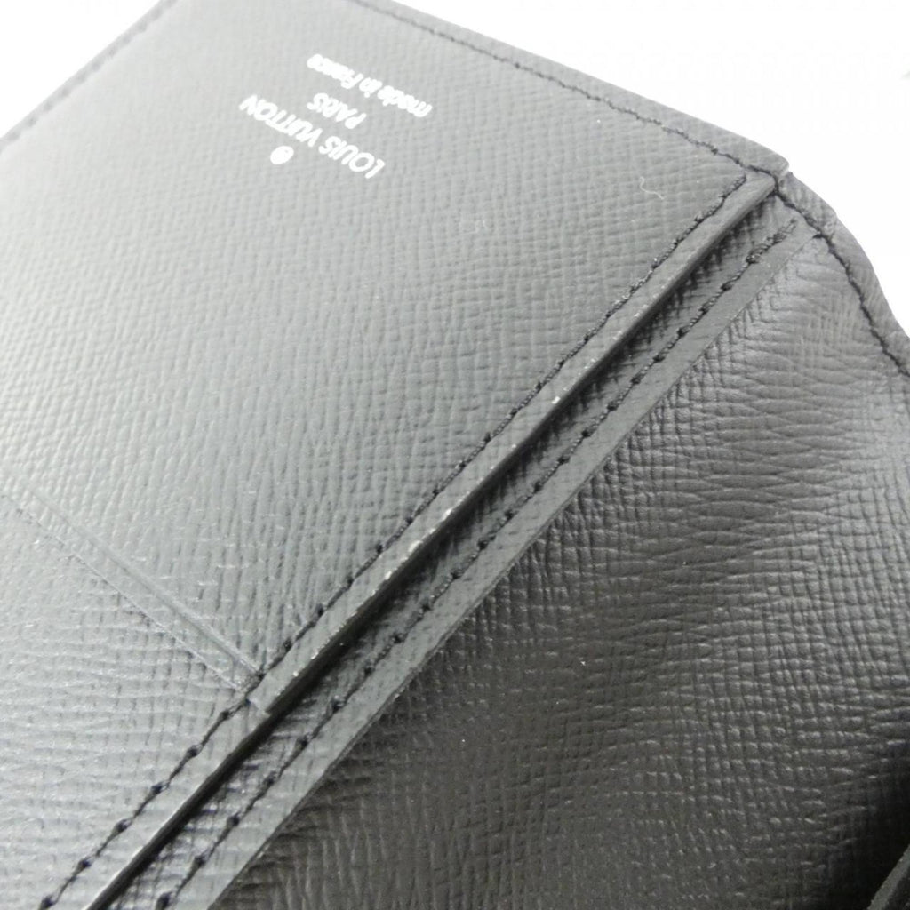 Louis Vuitton Black Leather Long Wallet