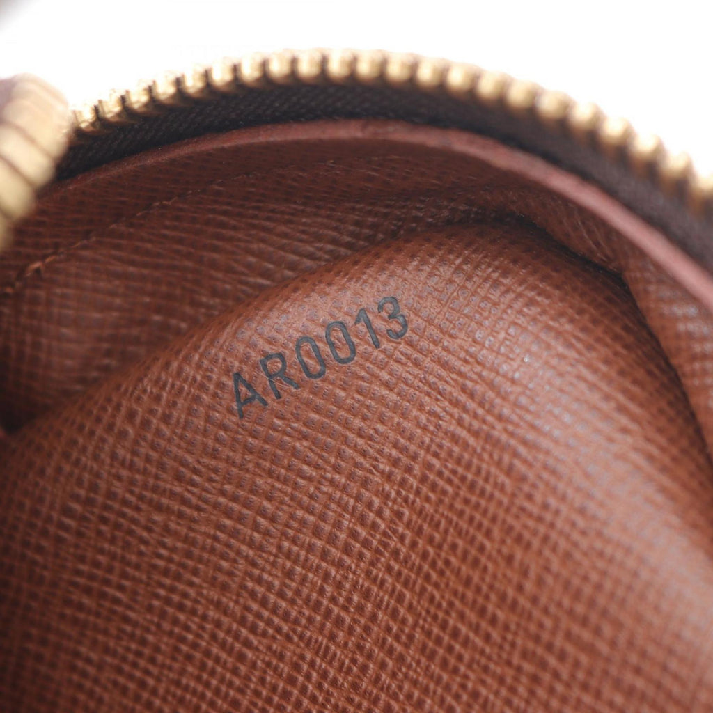 Louis Vuitton Brown Pvc Coated Canvas Leather Shoulder Bag