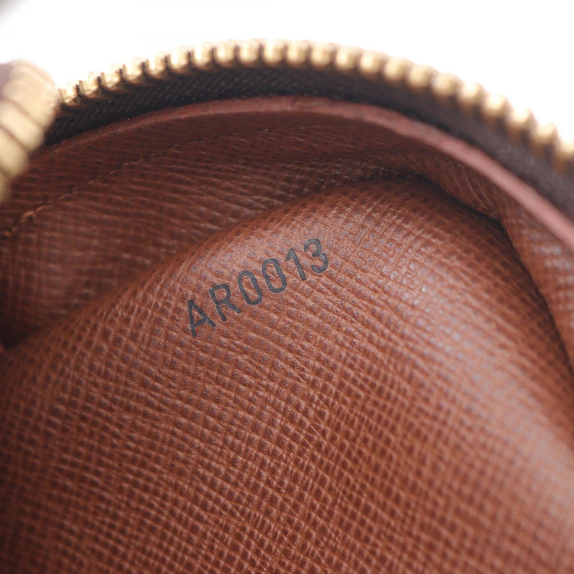Louis Vuitton Brown Pvc Coated Canvas Leather Shoulder Bag
