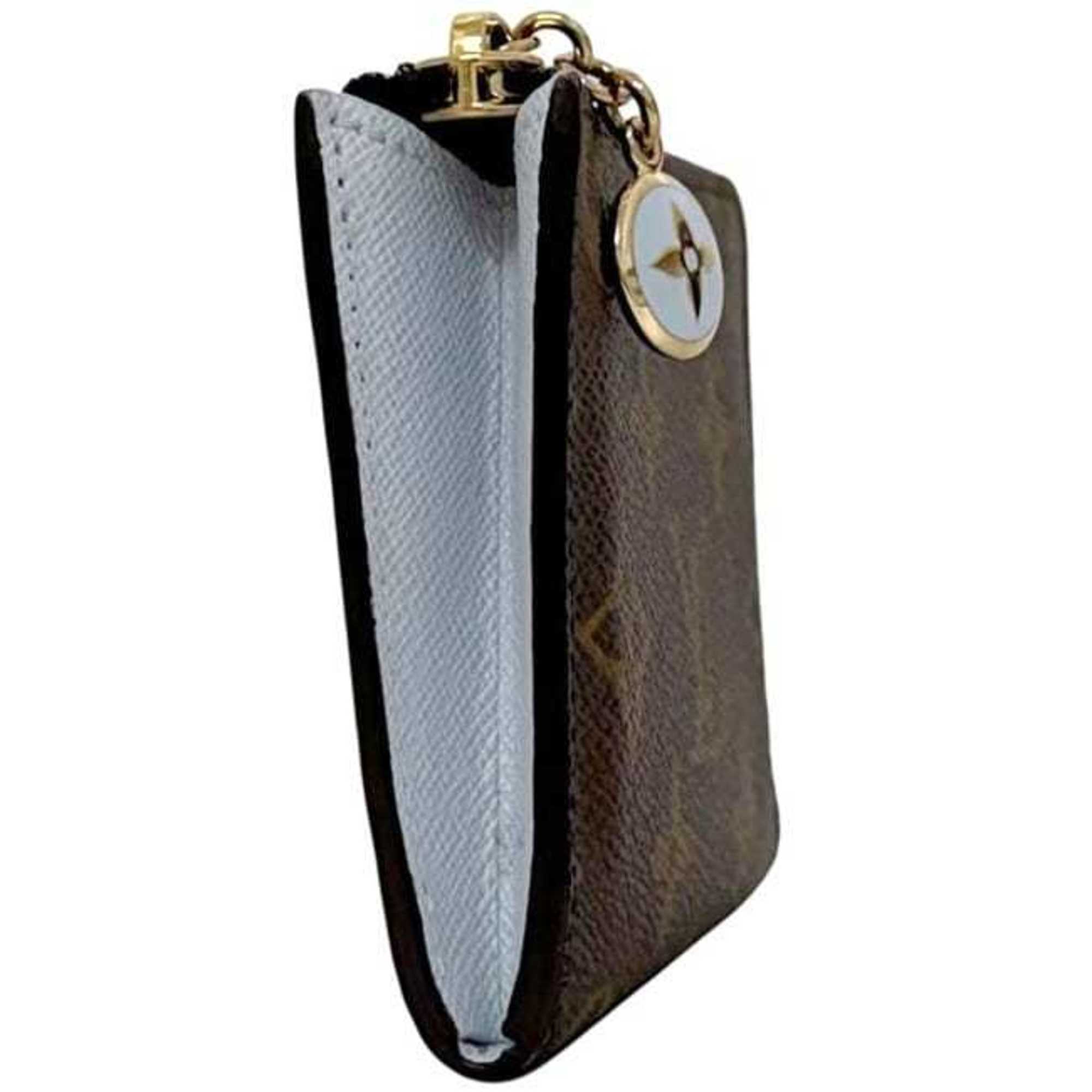 Louis Vuitton Brown Light Blue Monogram Monogram Wallet