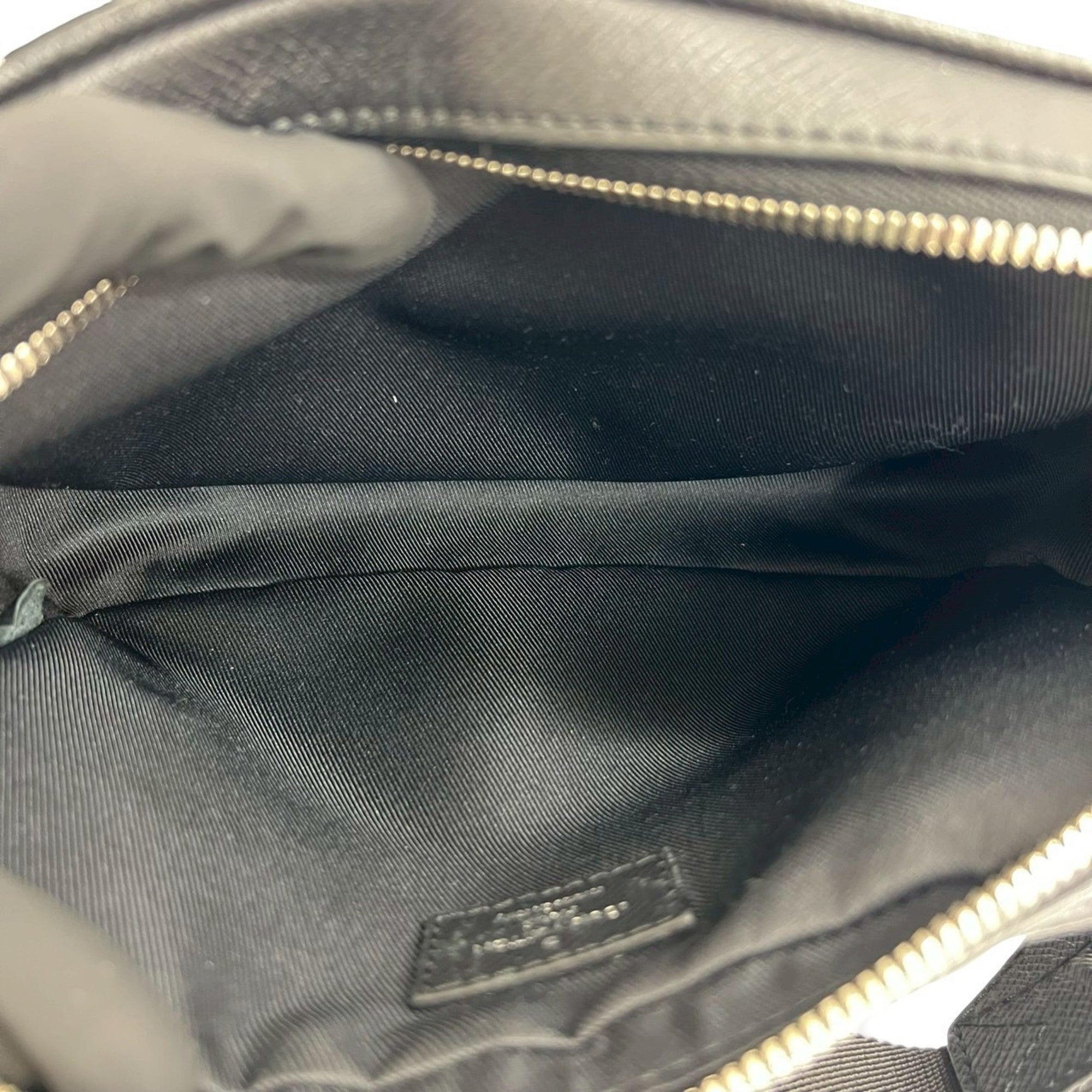 Louis Vuitton Black Leather Shoulder Bag Sling Bag