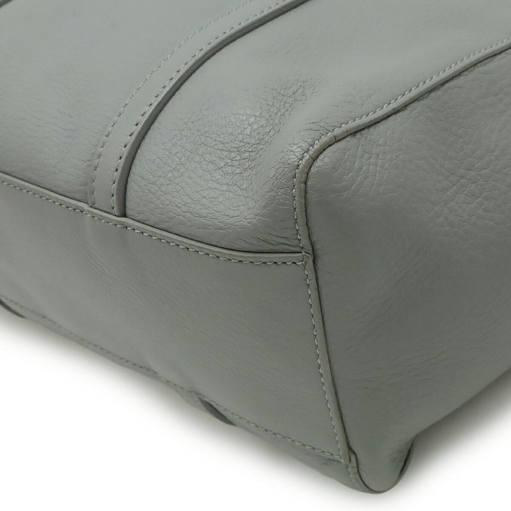 Balenciaga Gray Leather Shoulder Bag Tote