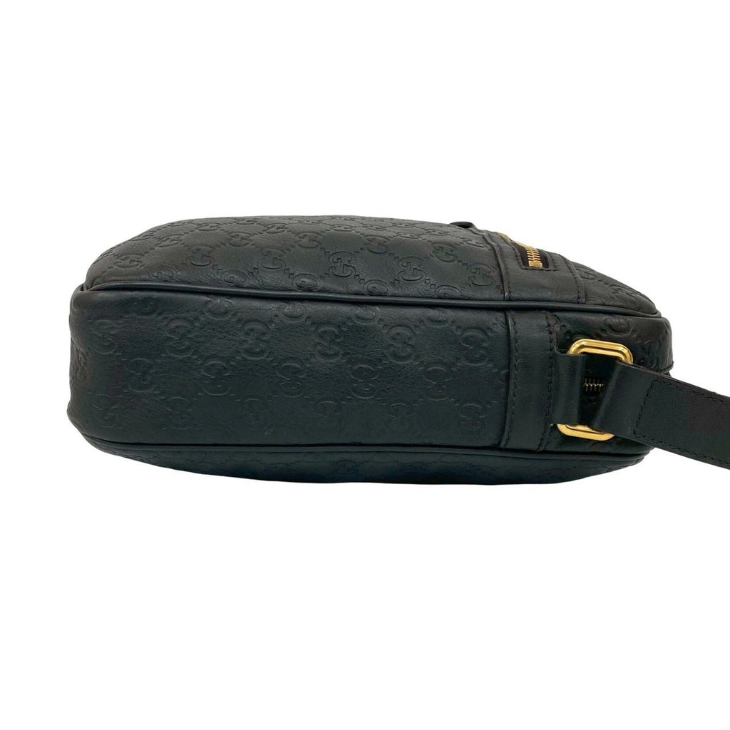 Gucci Brown Leather Pochette Shoulder Bag (Pre-Owned)