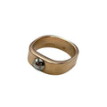 Louis Vuitton Pink Gold Metal Band Ring