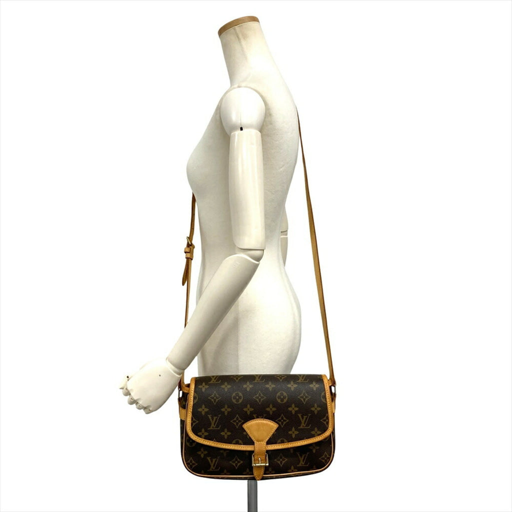 Louis Vuitton Brown Monogram Canvas Shoulder Bag