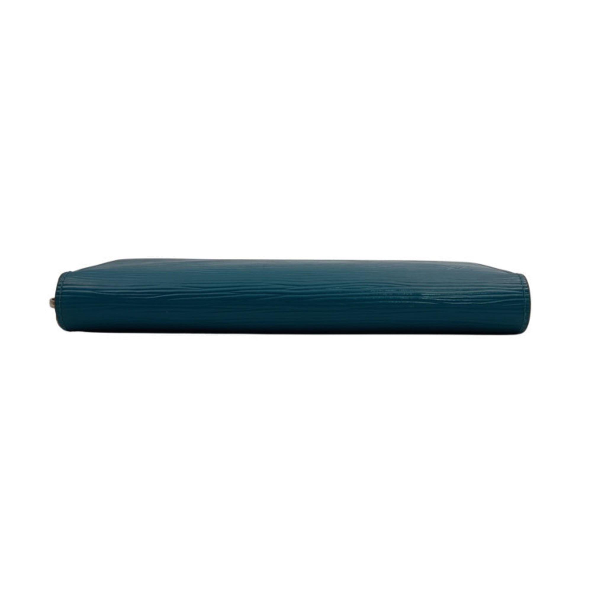 Louis Vuitton Epi Blue Cyan Epi Leather Long Wallet