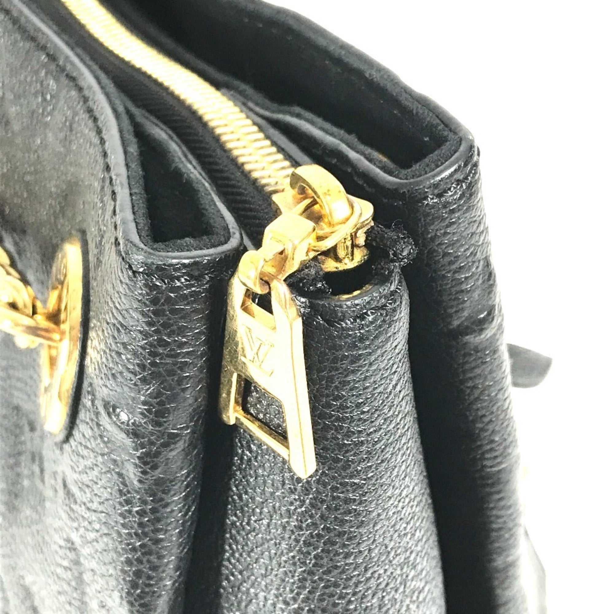 Louis Vuitton Black Noir Monogram Empreinte Shoulder Bag Tote Bag