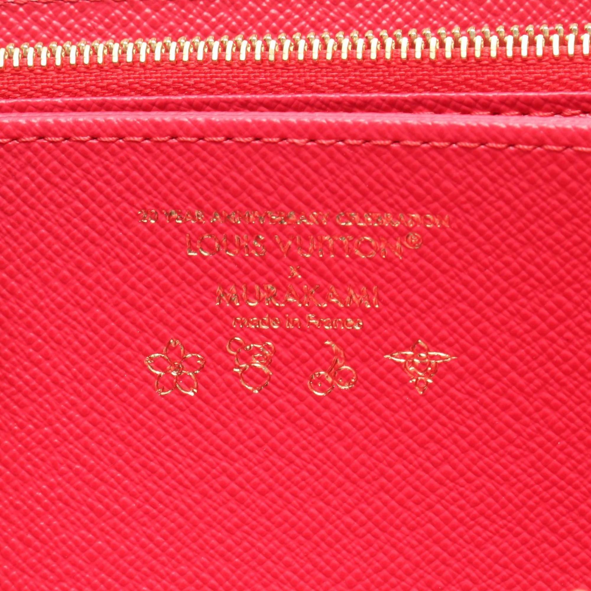 Louis Vuitton Monogram Cherry White Pvc Long Wallet